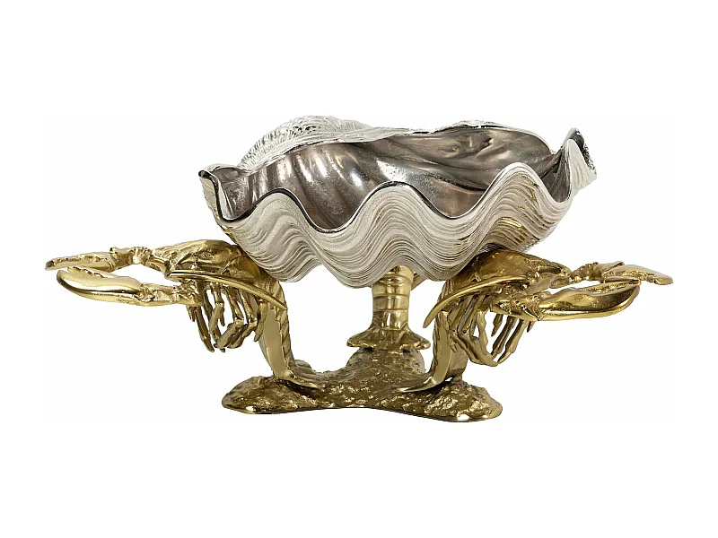 Champanera Langosta Aluminio Dorado 68x68x30 Cm