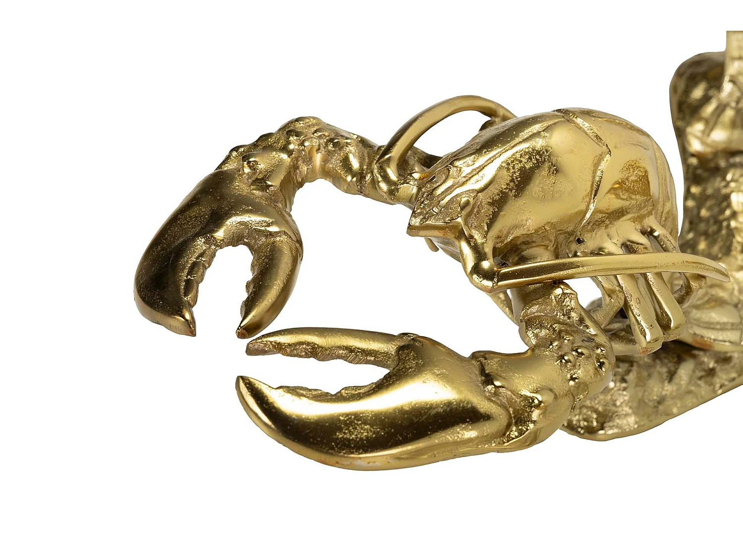 Champanera Langosta Aluminio Dorado 68x68x30 Cm