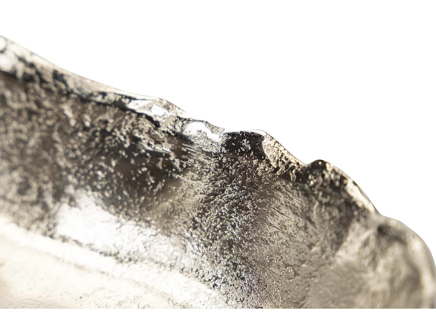 Centro Aluminio Plateado 27x28x6 Cm