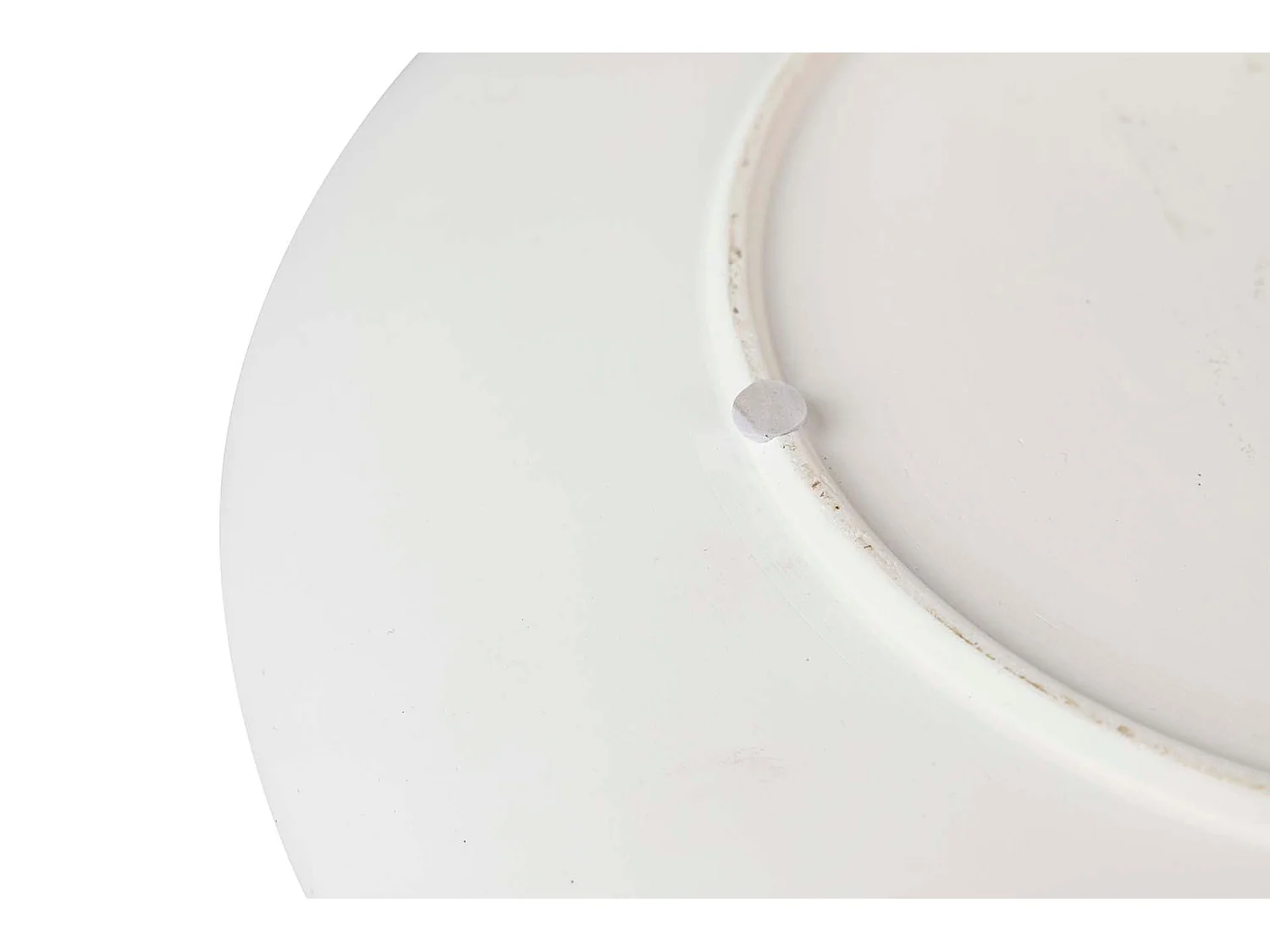 Centro Resina Blanco Marron 36x36x5 Cm