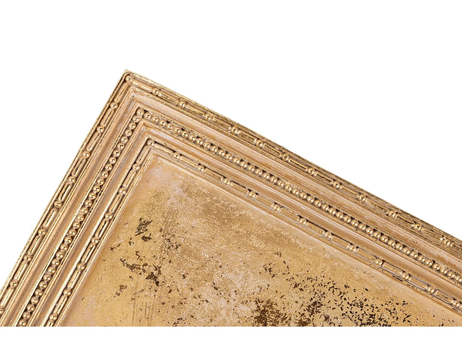 Bandeja Resina Dorada 25x14,5x2,5 Cm