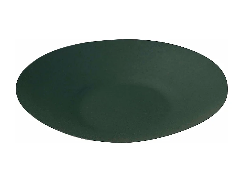 Centro Metal Verde Oscuro 27x27x5 Cm