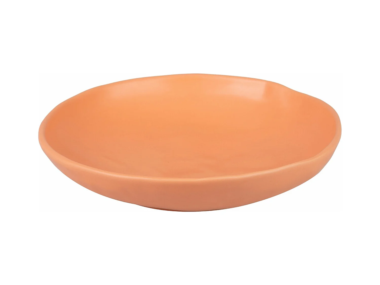 Centro Ceramica Naranja Mate 36x36x8 Cm