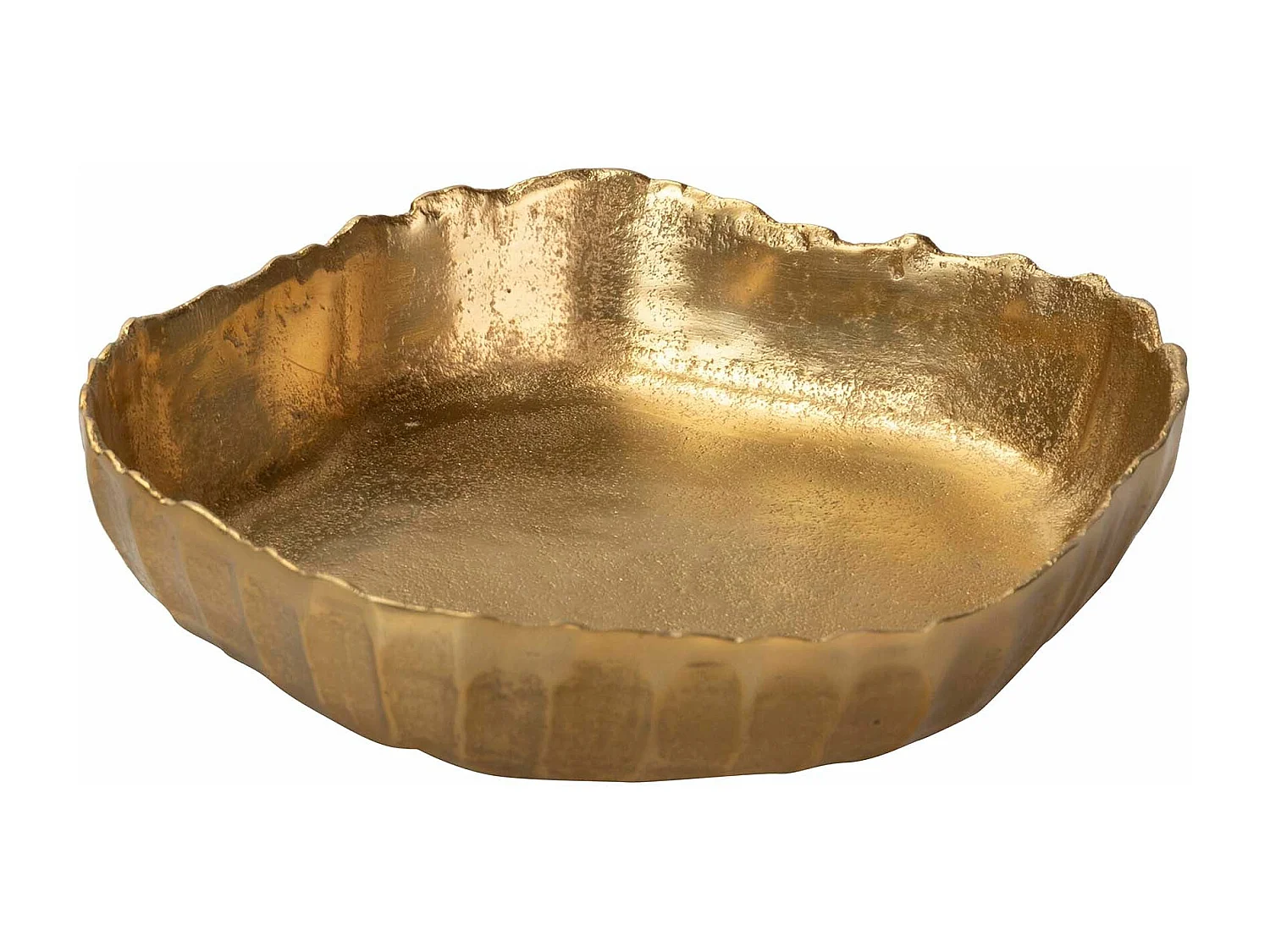 Centro Aluminio Dorado 27x28x6 Cm