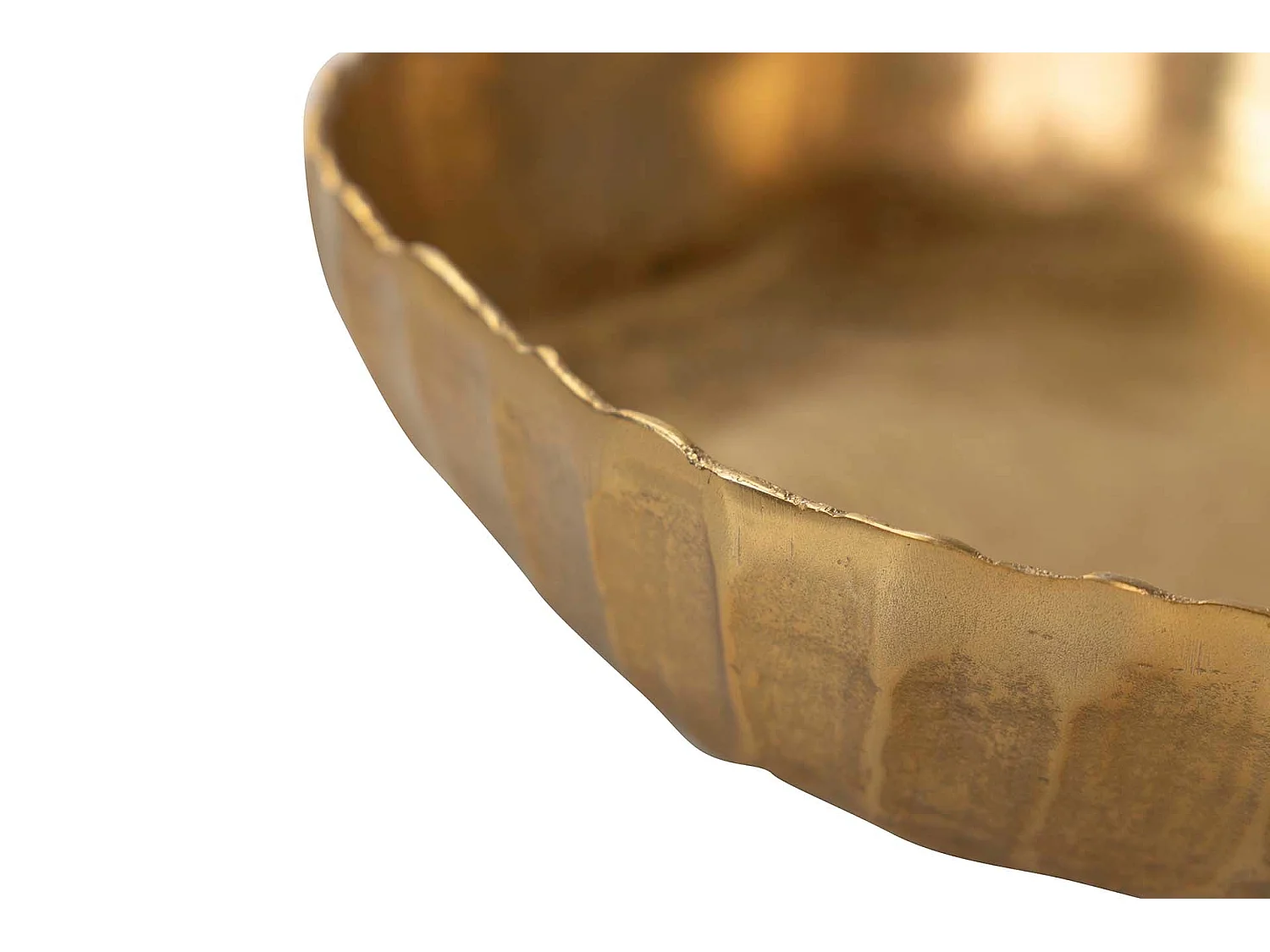 Centro Aluminio Dorado 27x28x6 Cm