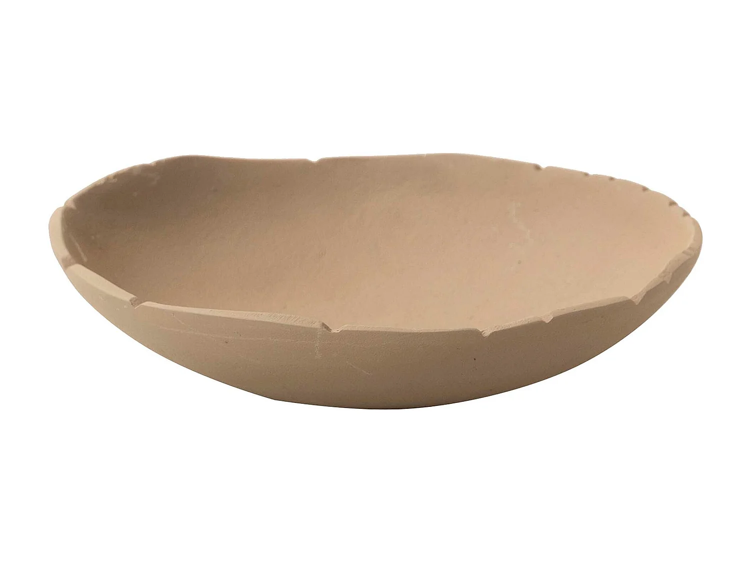 Centro Aluminio Beige 18x18x5 Cm