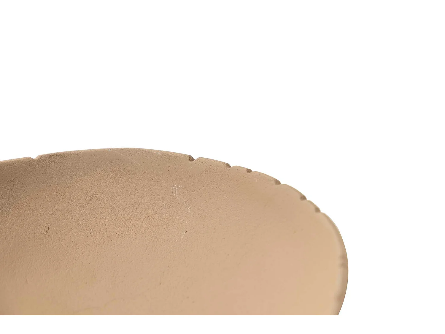 Centro Aluminio Beige 18x18x5 Cm