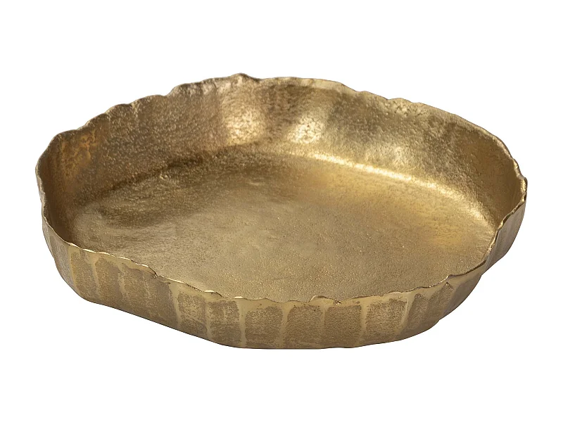 Centro Aluminio Dorado 35x34x6 Cm