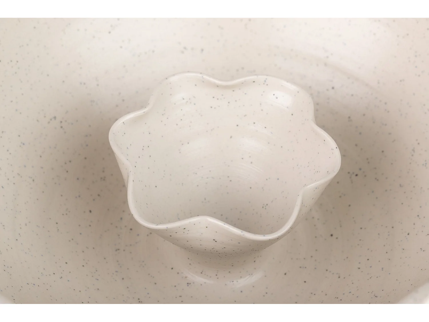 Centro De Mesa Ceramica Beige Izmir 34x34x16 Cm