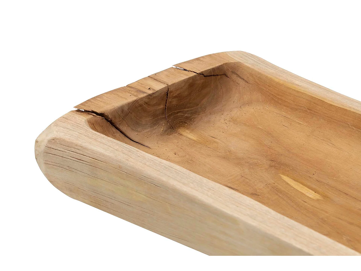 Bandeja Madera Natural 100x20x10 Cm