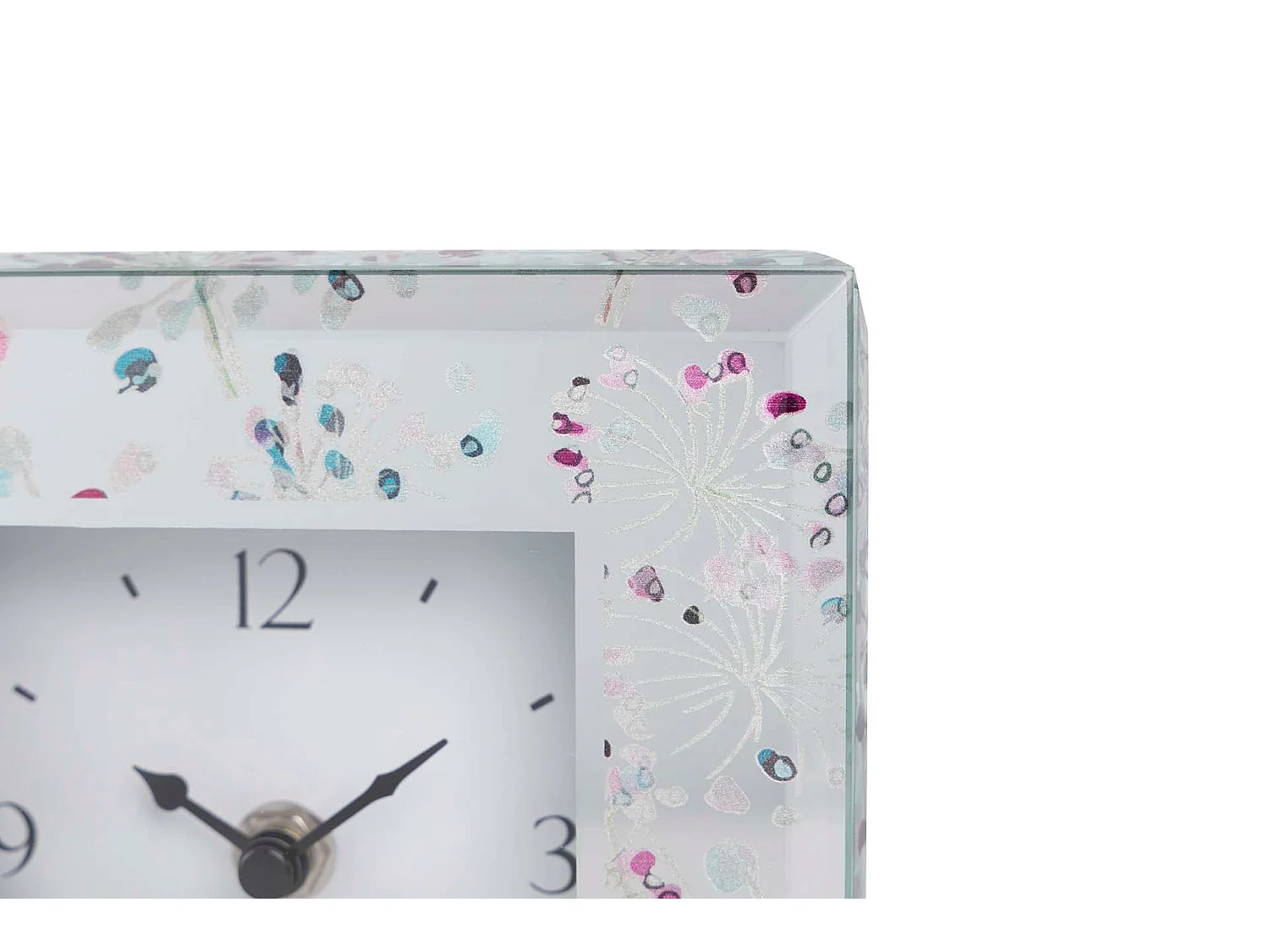 Reloj Cristal Impresion Foil 15x5x15 Cm