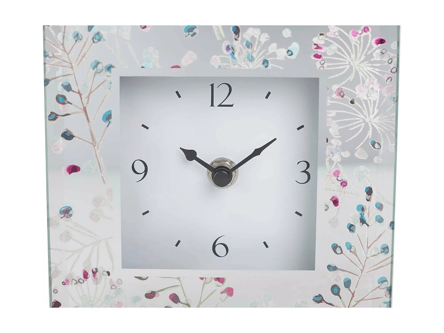 Reloj Cristal Impresion Foil 15x5x15 Cm