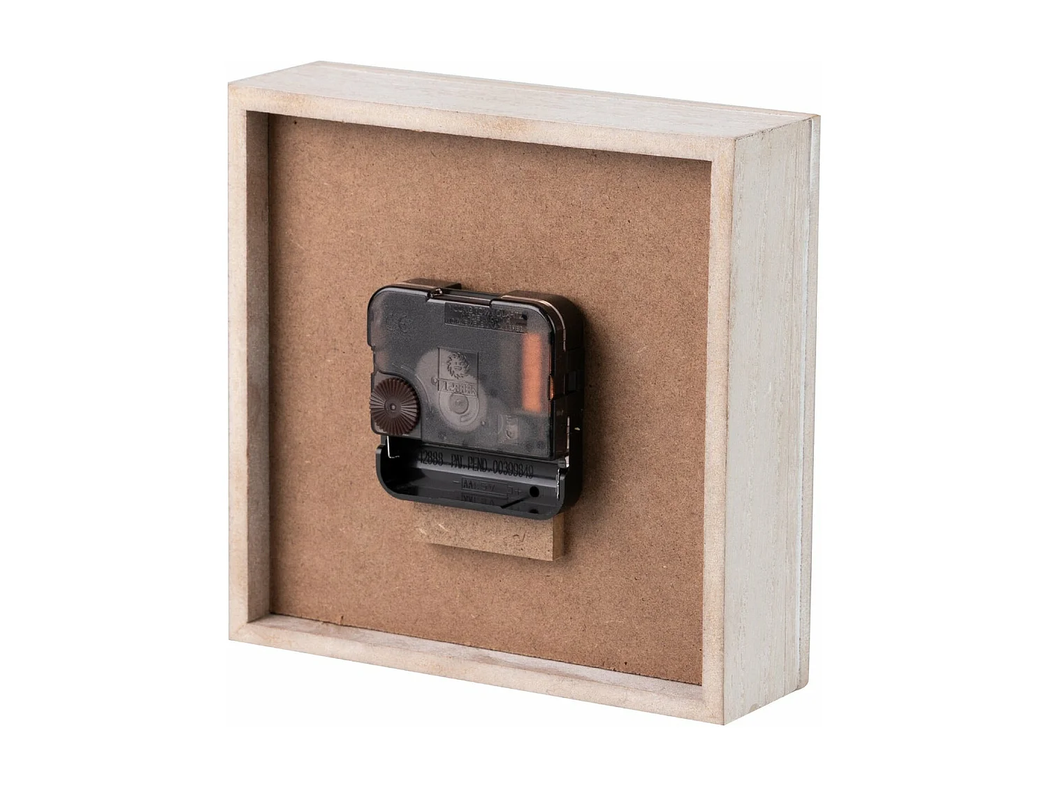 Reloj Arbol Natural Blanco 15x5x15 Cm