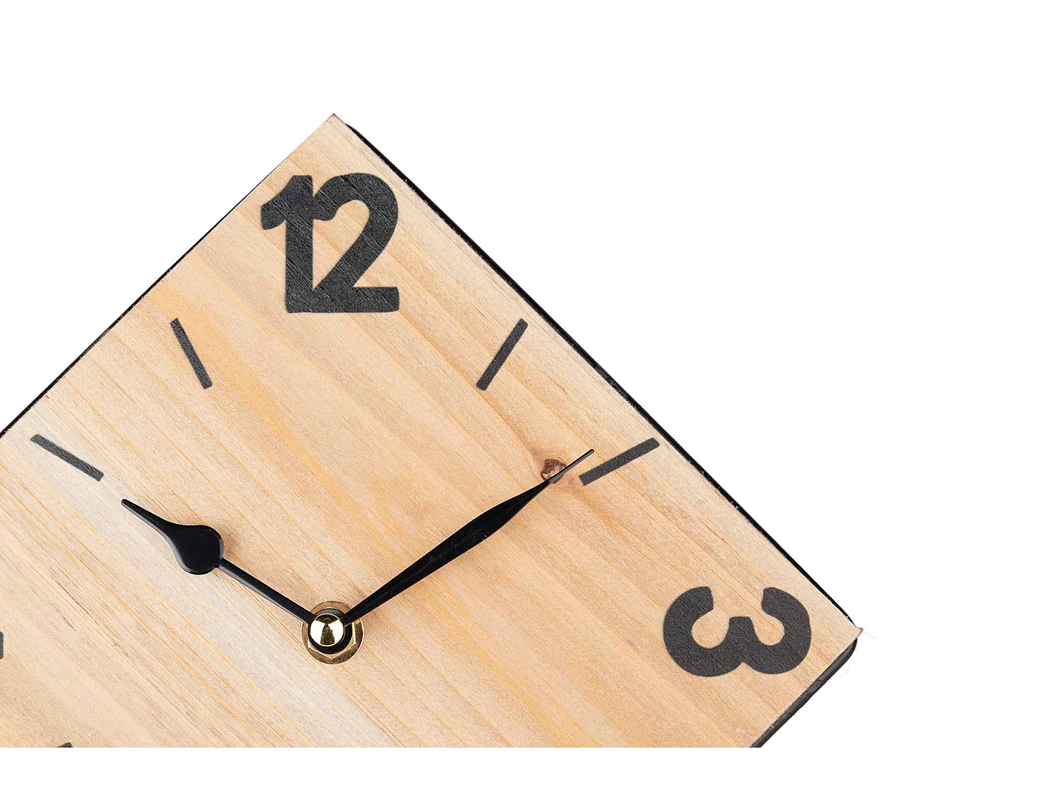Reloj Sobremesa Metal Madera 25x14x26 Cm