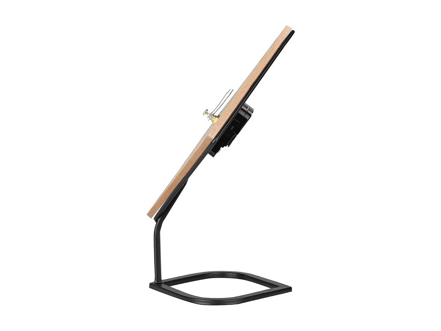 Reloj Sobremesa Metal Madera 25x14x26 Cm