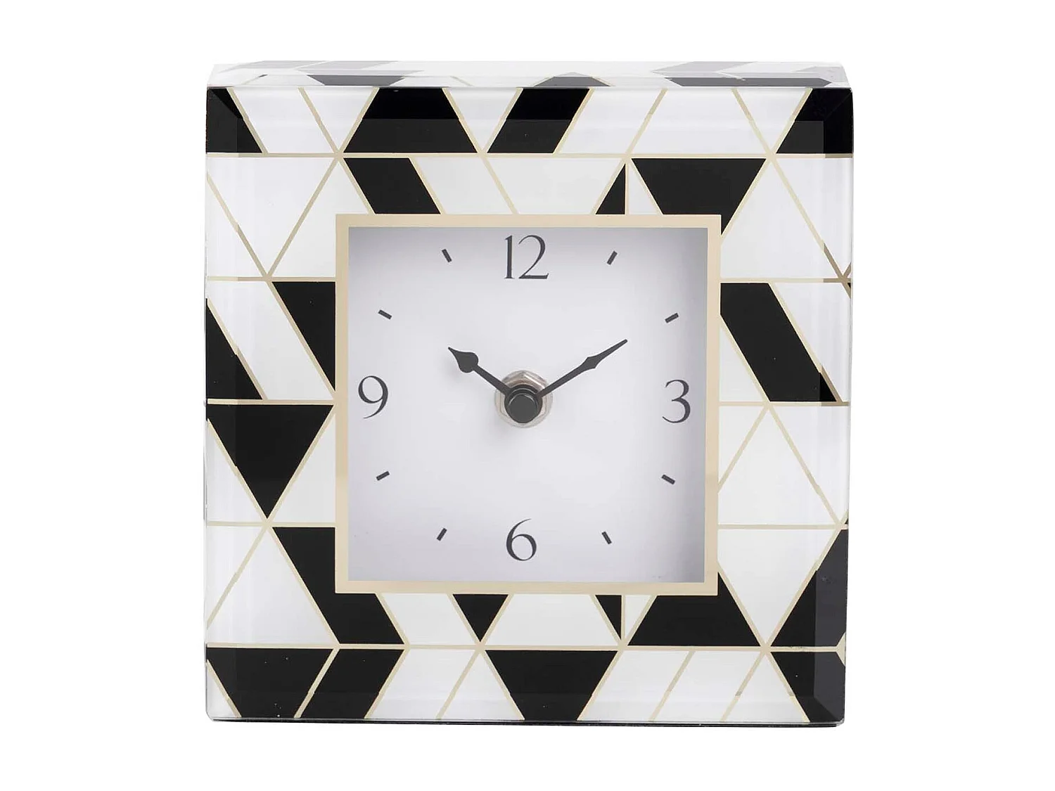 Reloj Cristal Impresion Foil 15x5x15 Cm