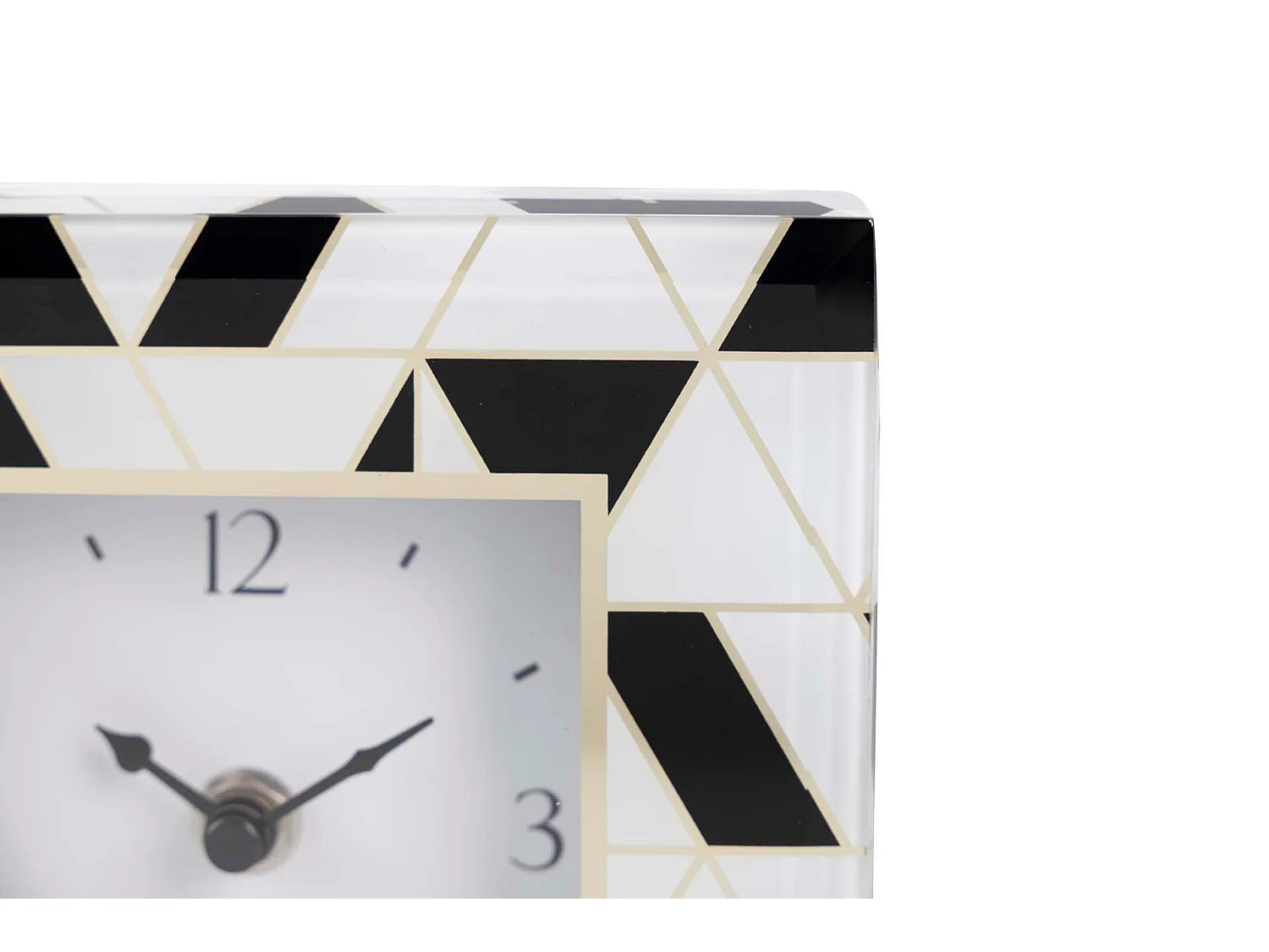 Reloj Cristal Impresion Foil 15x5x15 Cm