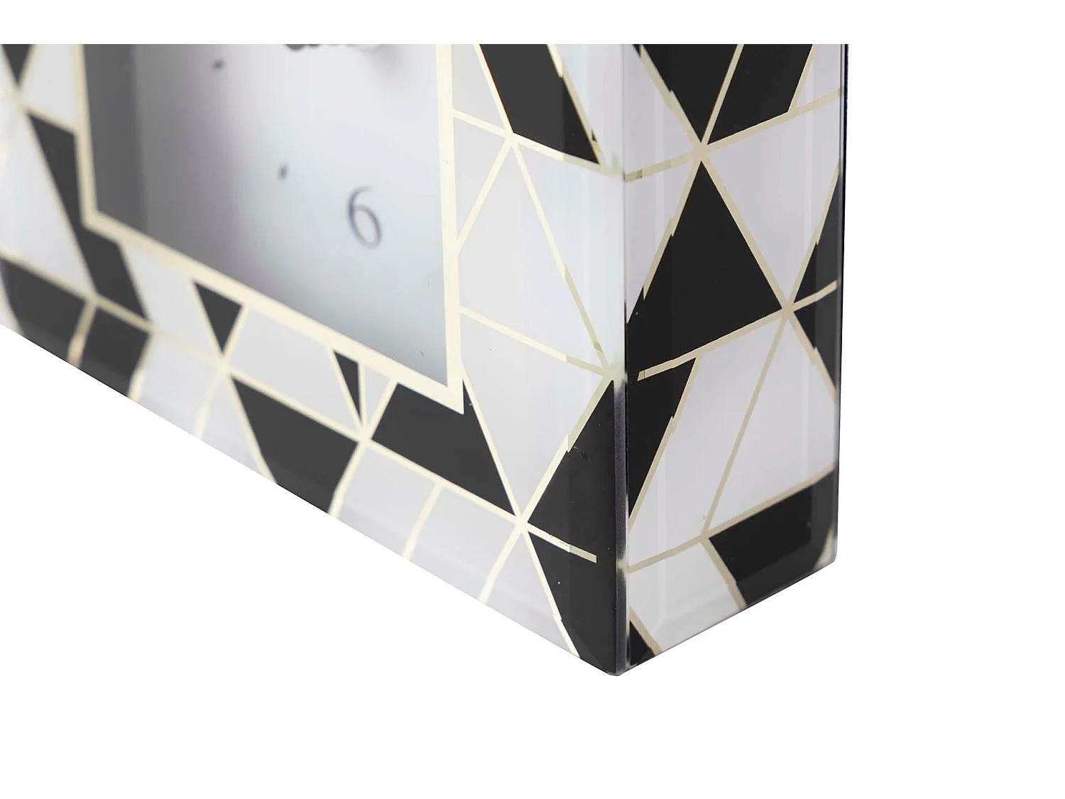 Reloj Cristal Impresion Foil 15x5x15 Cm