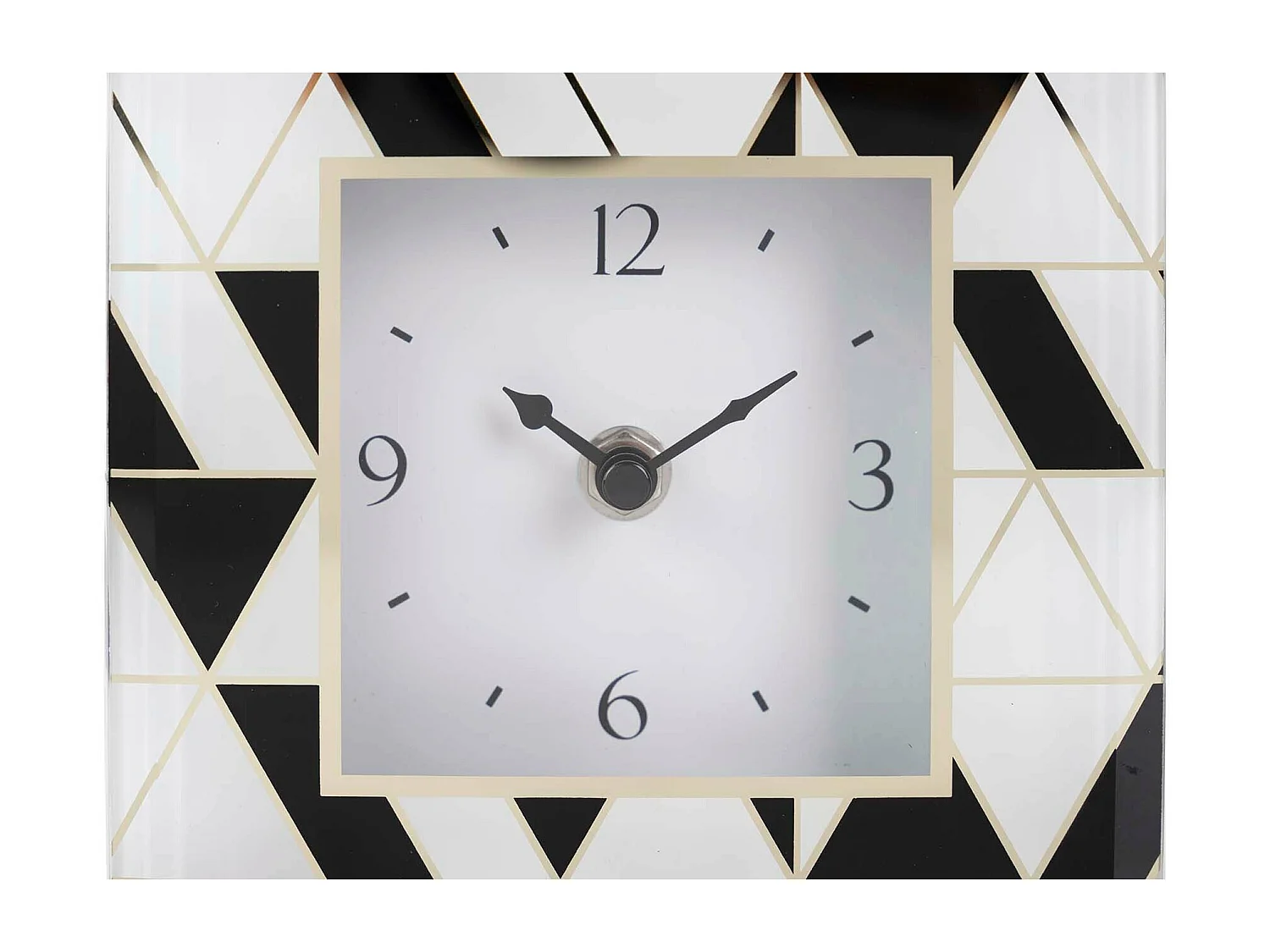 Reloj Cristal Impresion Foil 15x5x15 Cm