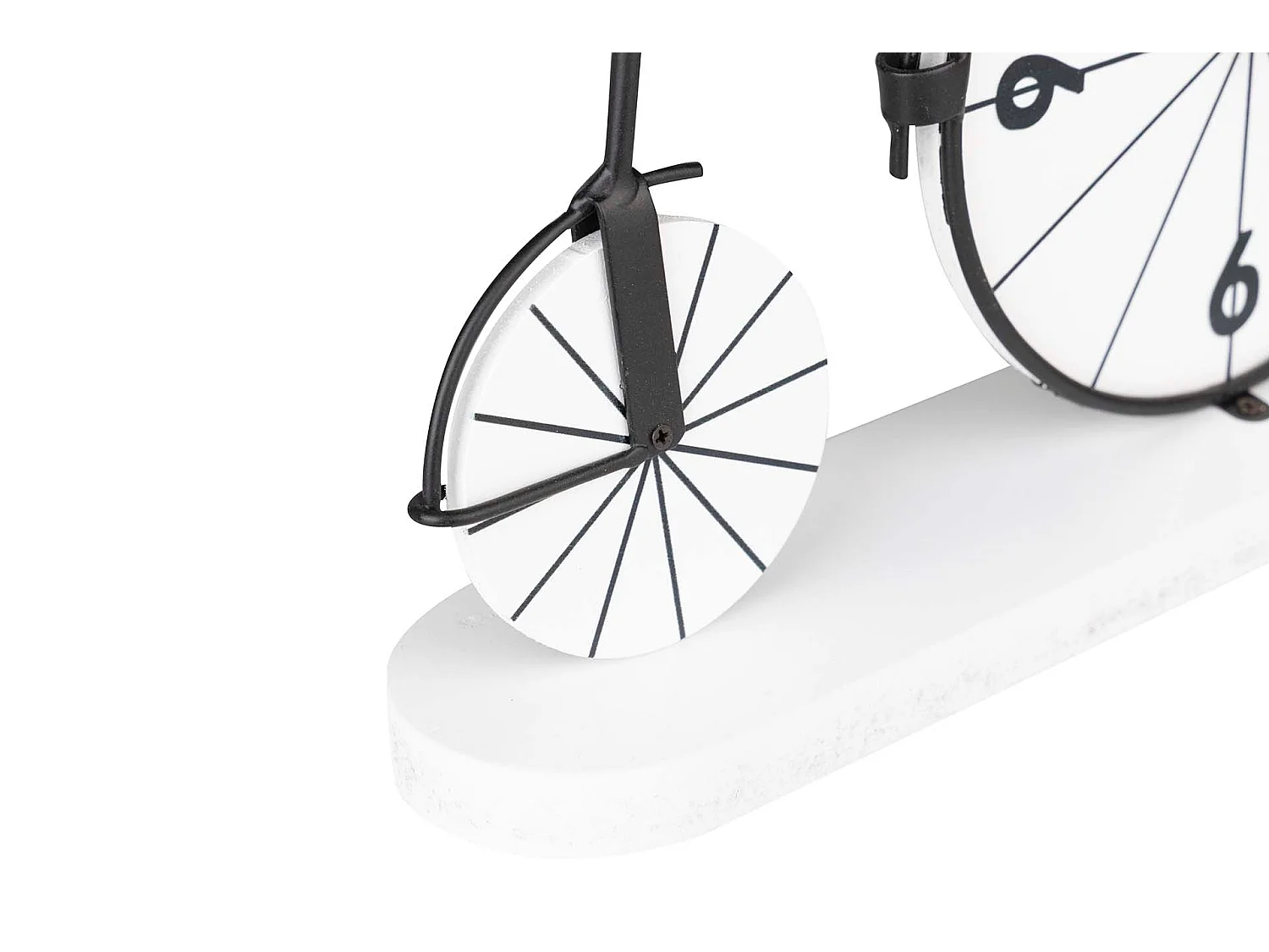 Reloj Sobremesa Metal Madera 29x7x27 Cm