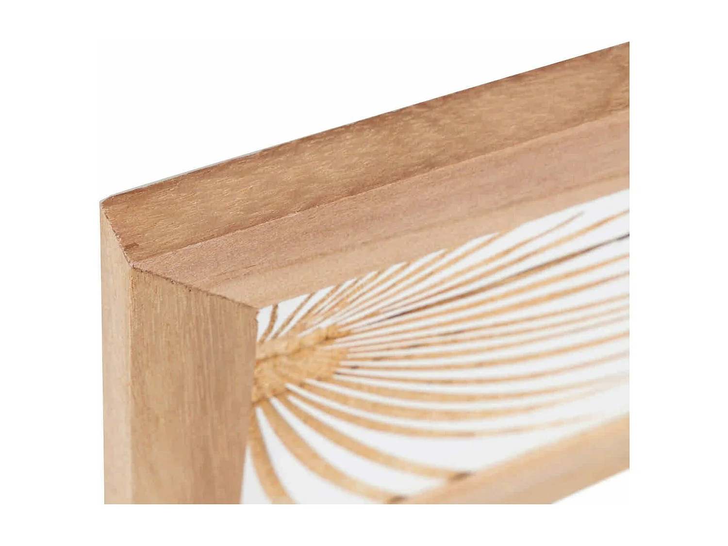 Percha Pared 3 Ganchos Madera Talla 52x4x15 Cm