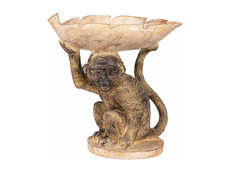 Mono C/bandeja Resina 23x14x24 Cm