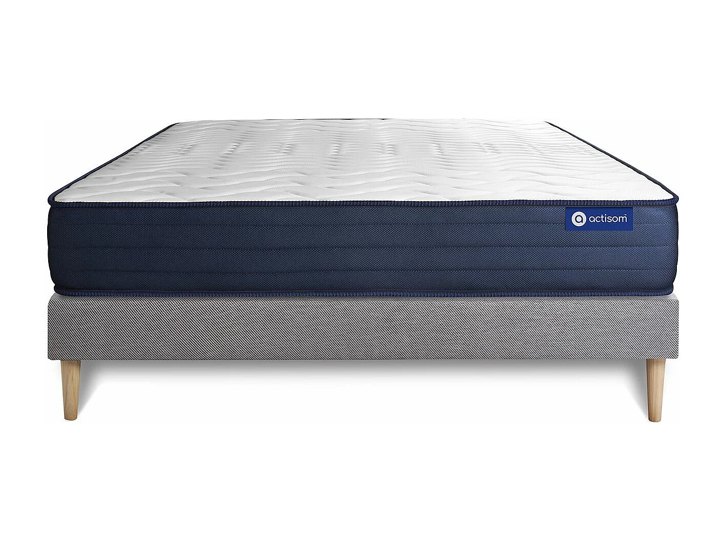 Ensemble Matelas Sommier 130x190 cm - Actimemo Life