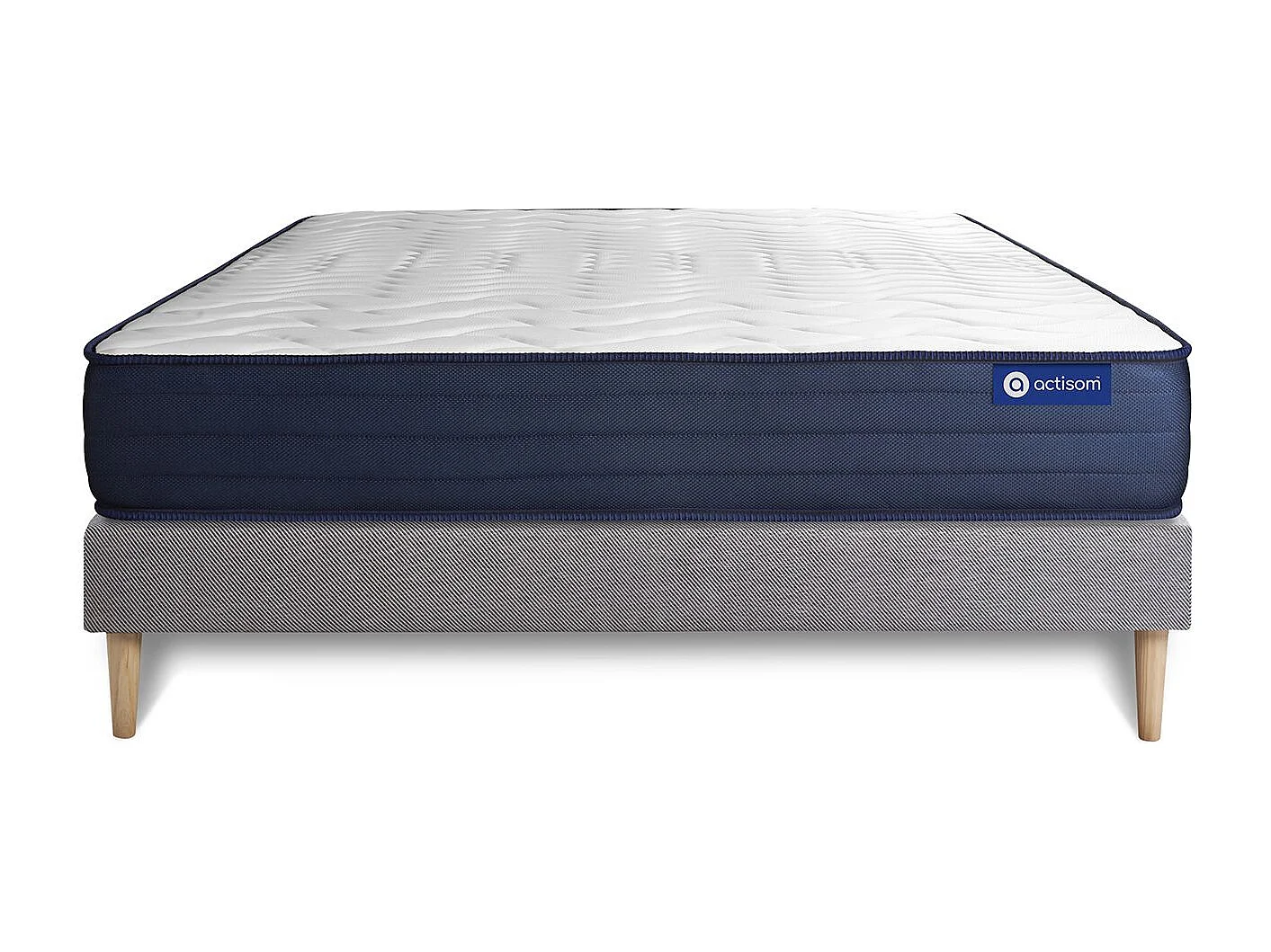 Ensemble Matelas Sommier 135x200 cm - Actimemo Life