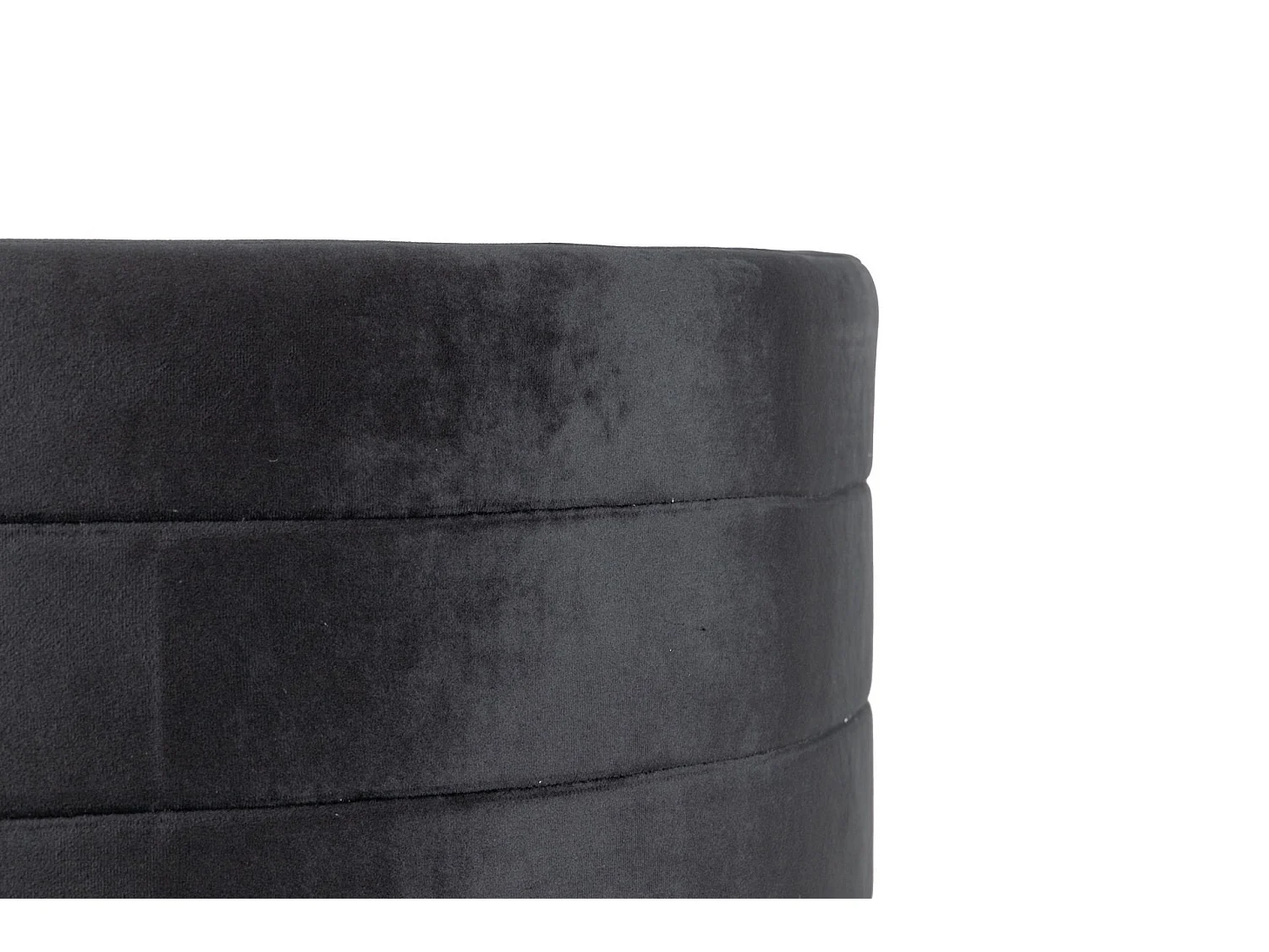 Set 3 Puffs Velvet 80x80x45 60x60x40 40x40x35 Cm