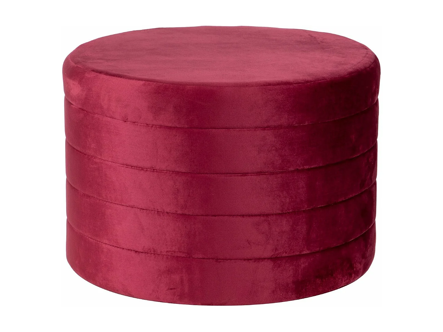 Set 3 Puffs Velvet 80x80x45 60x60x40 40x40x35 Cm