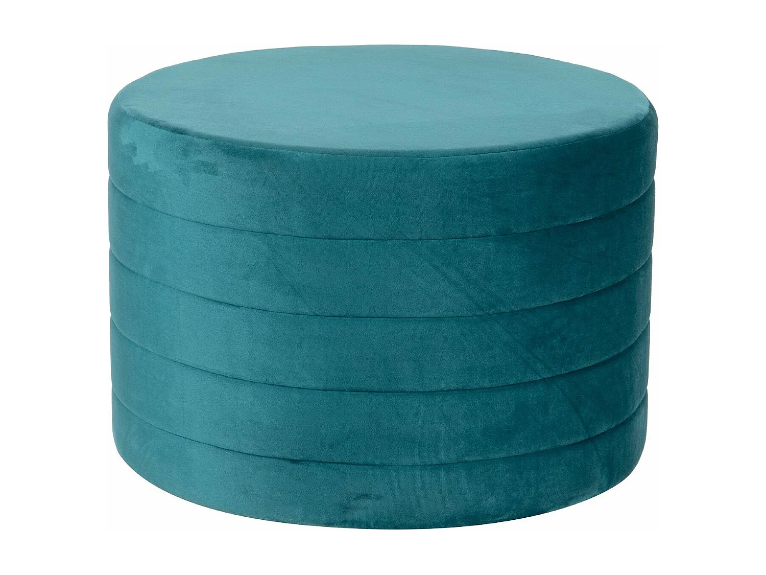 Set 3 Puffs Velvet 80x80x45 60x60x40 40x40x35 Cm