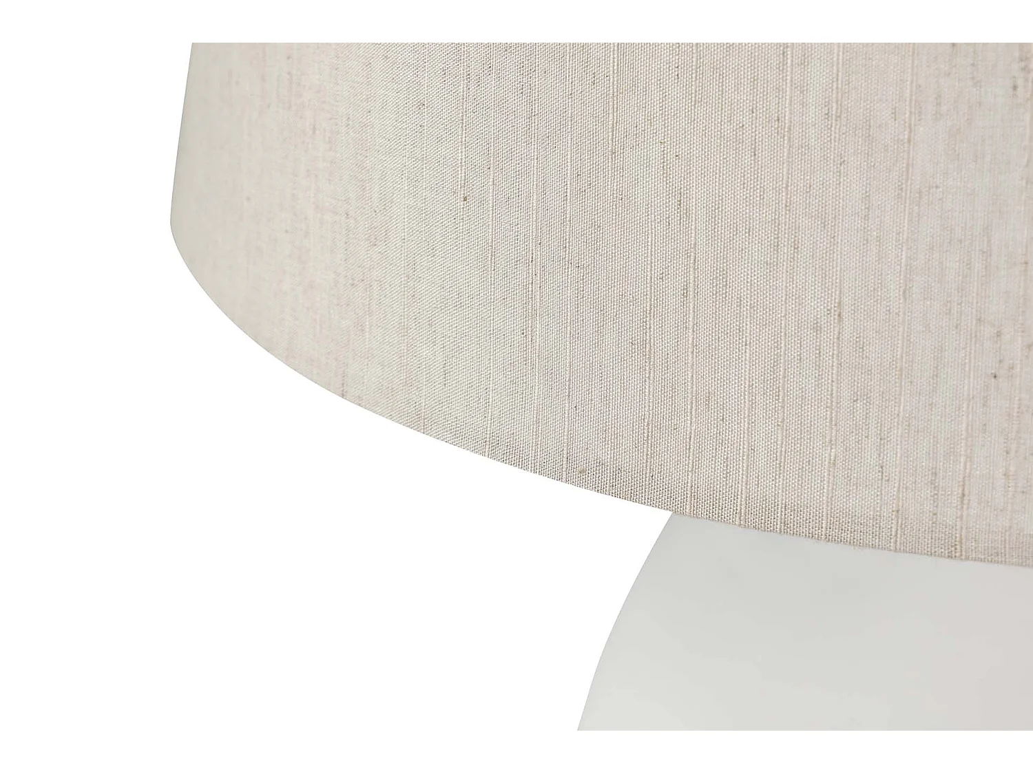 Lampara Suelo Ceramica Ratan Blanco 50x50x192 Cm