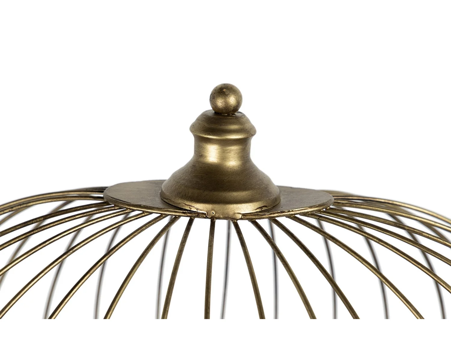 Lampara Suelo Bolas Metal Madera 50x30x165 Cm