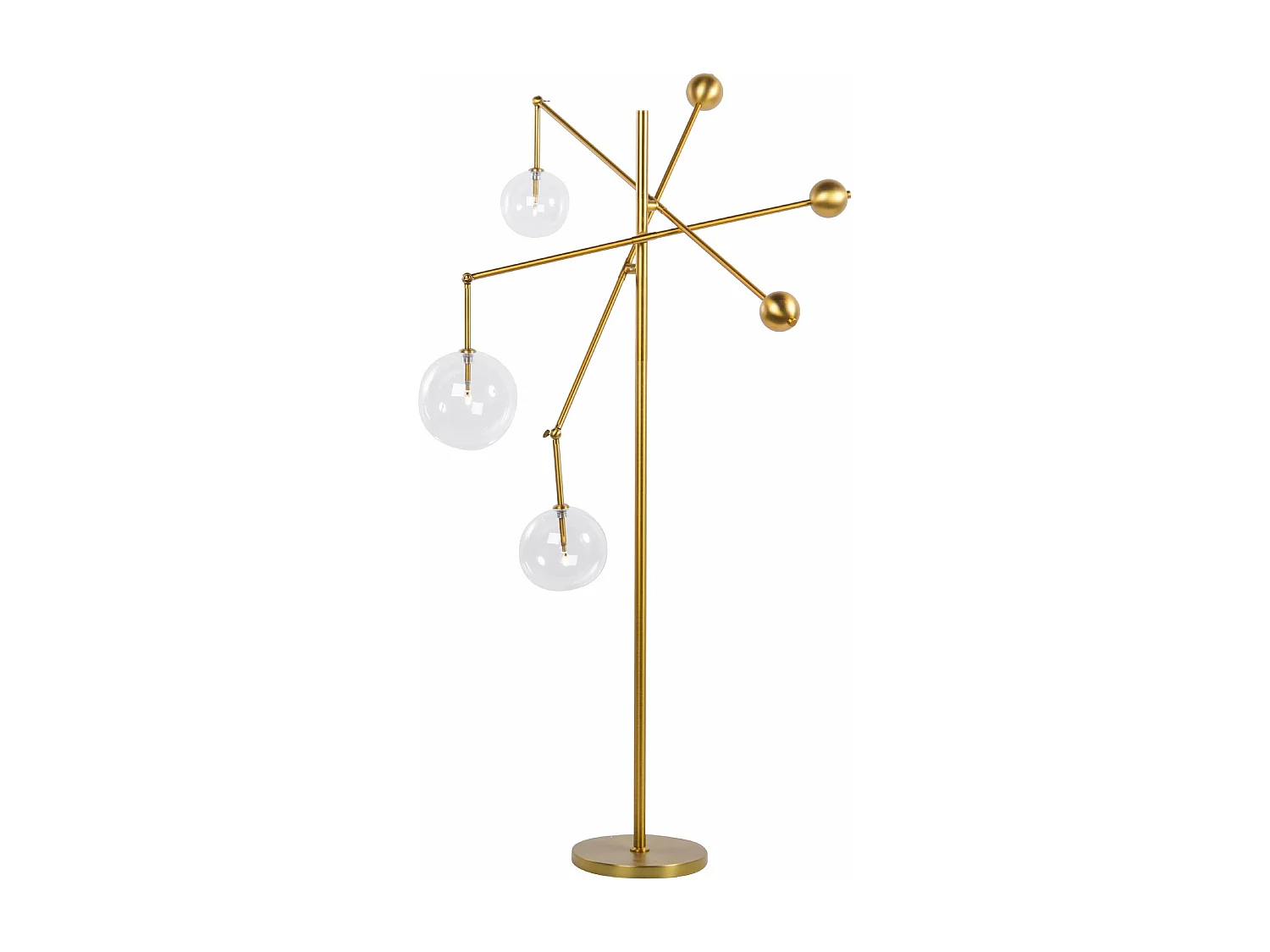 Lampara Suelo Con Led Integrado Irving 95x95x180cm