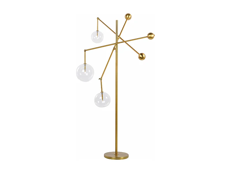 Lampara Suelo Con Led Integrado Irving 95x95x180cm