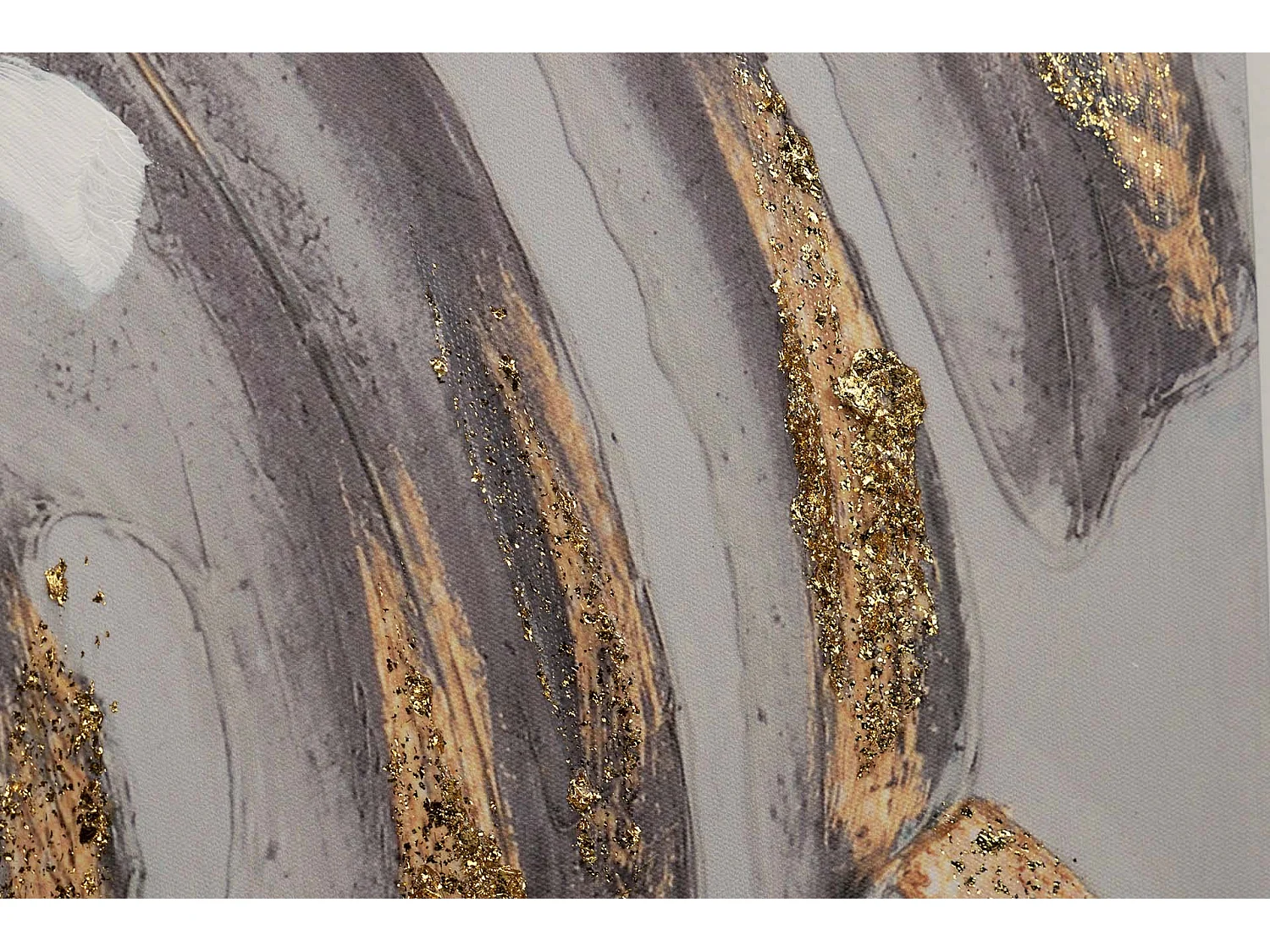 Set 2 Lienzos Hojas 40% Pintado A Mano 40x3x120 Cm