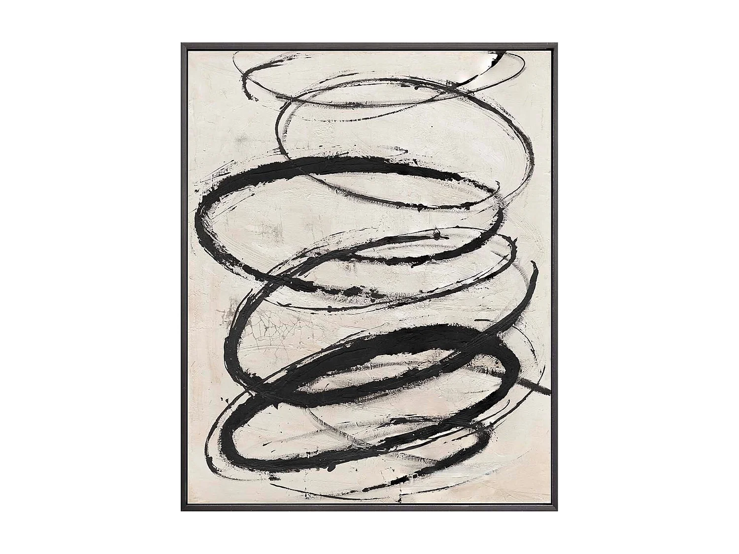 Cuadro Abstracto 100% Pintado A Mano 120x5x150 Cm