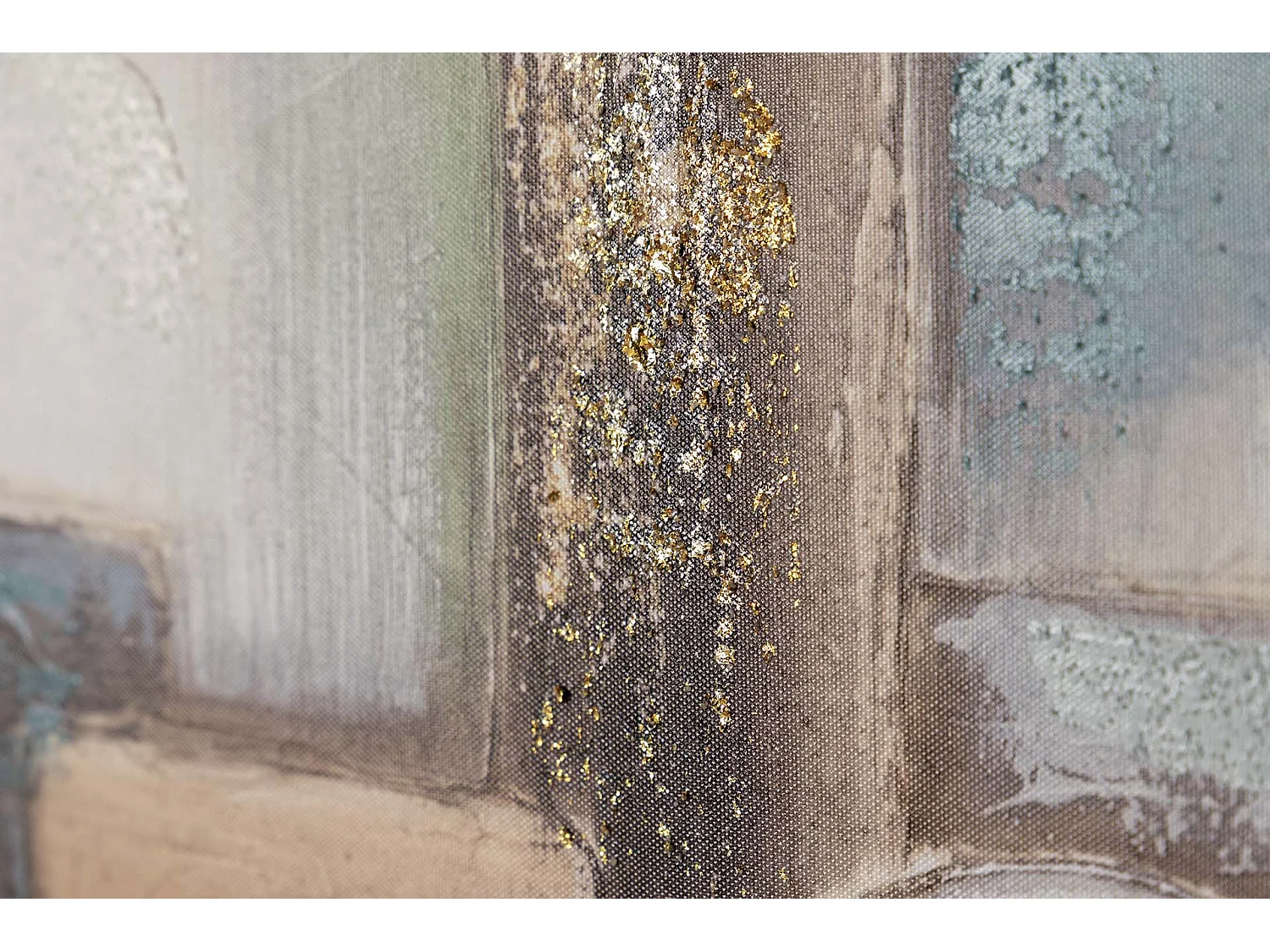 Set 2 Lienzos Abstr. 40% Pintado Mano 150x3x60 Cm