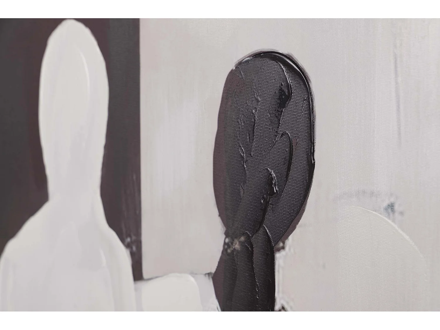 Cuadro Silueta Con Marco Negro 80x4x120 Cm