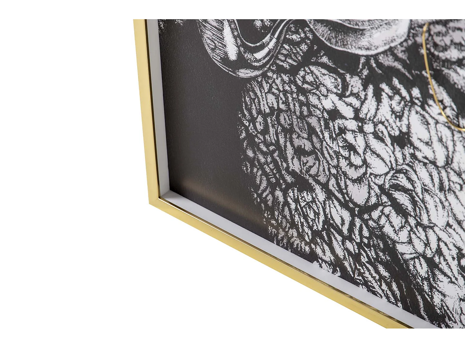 Cuadro Oveja Con Marco Ps 80x4x100 Cm