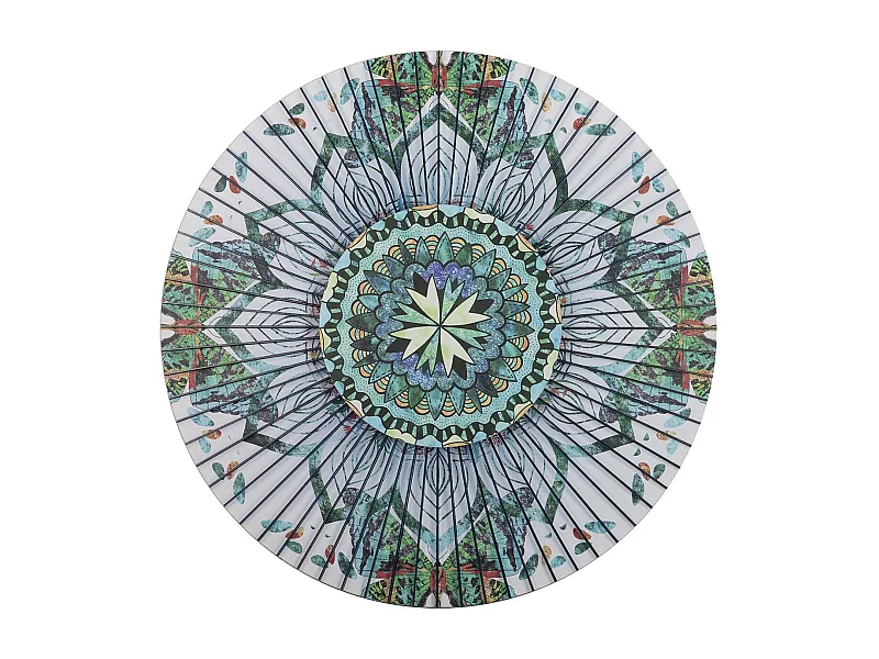 Cuadro Redondo Caleidoscopio 120x3x120 Cm