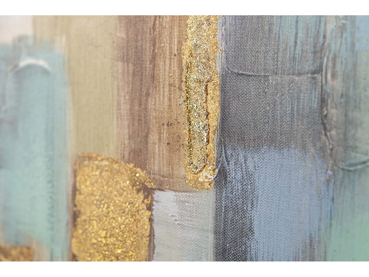 Set 2 Lienzos Abstrac. 40% Pintado Mano 60x3x60 Cm