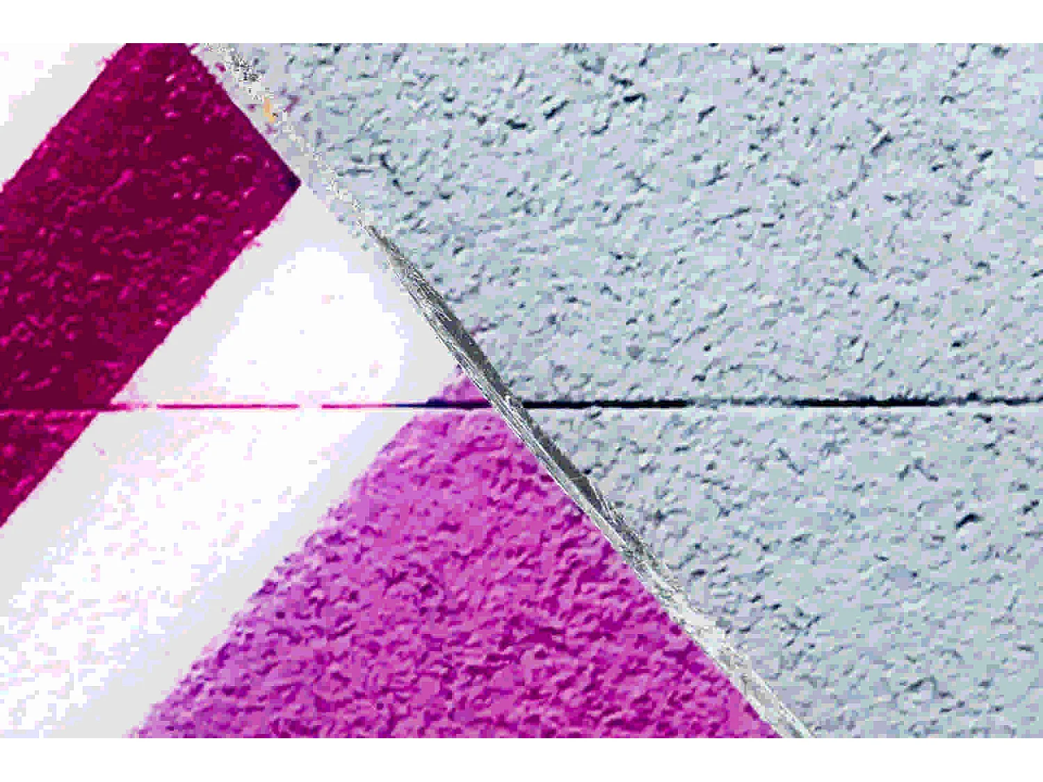 Cuadro Cristal Foil Formas Con Marco 100x3,6x150cm