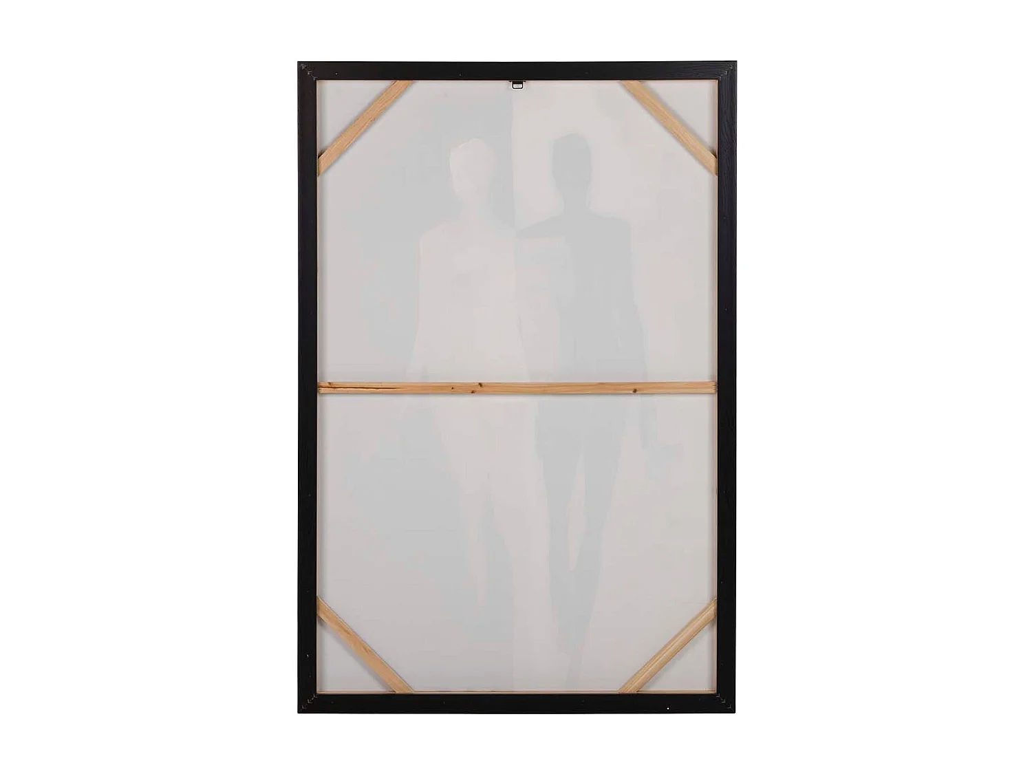 Cuadro Silueta Con Marco Negro 80x4x120 Cm