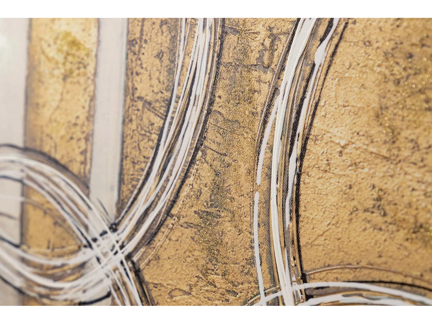 Set 2 Lienzos Abstrac. 40% Pintado Mano 60x3x60 Cm