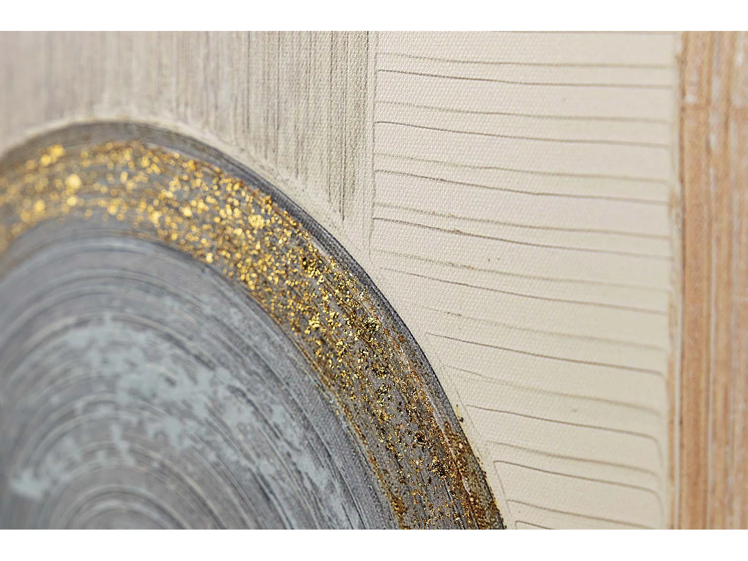 Set 2 Lienzos Abstrac. 40% Pintado Mano 60x3x60 Cm