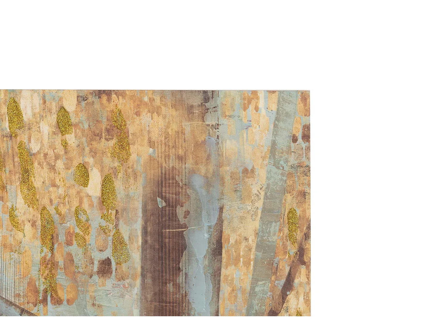 Set 2 Lienzos Arboles 40% Pintado A Mano 60x2x60cm