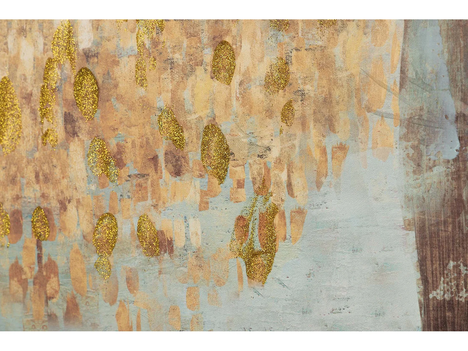 Set 2 Lienzos Arboles 40% Pintado A Mano 60x2x60cm