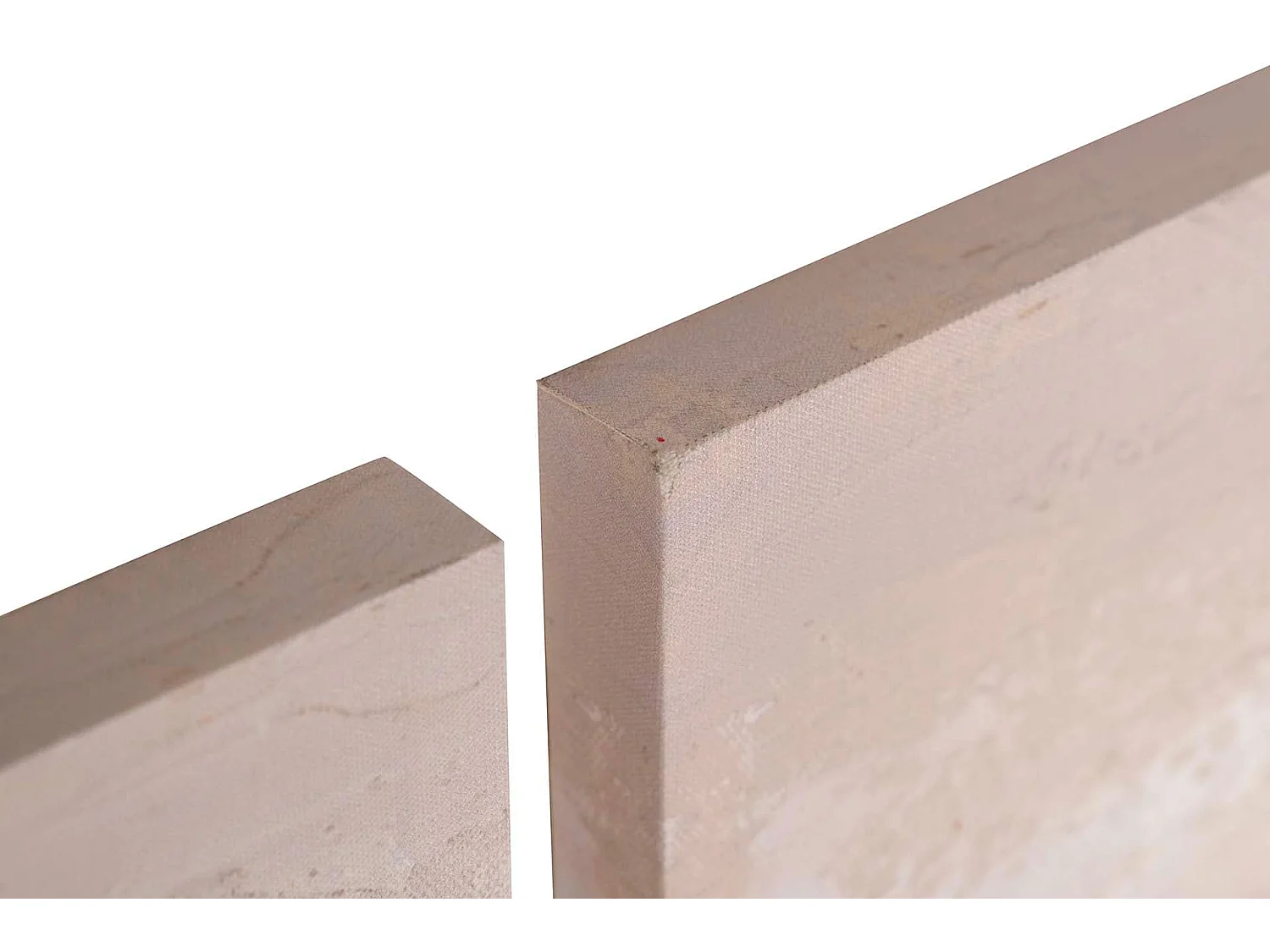 Set 2 Lienzos Abstr. 40% Pintado Mano 40x3x80 Cm