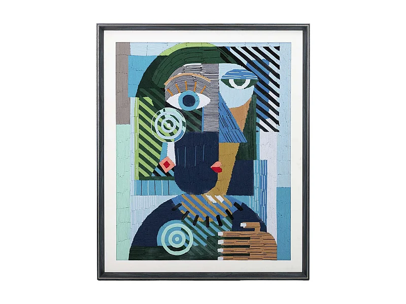 Cuadro Laberinto De Expresiones 100x3x120 Cm